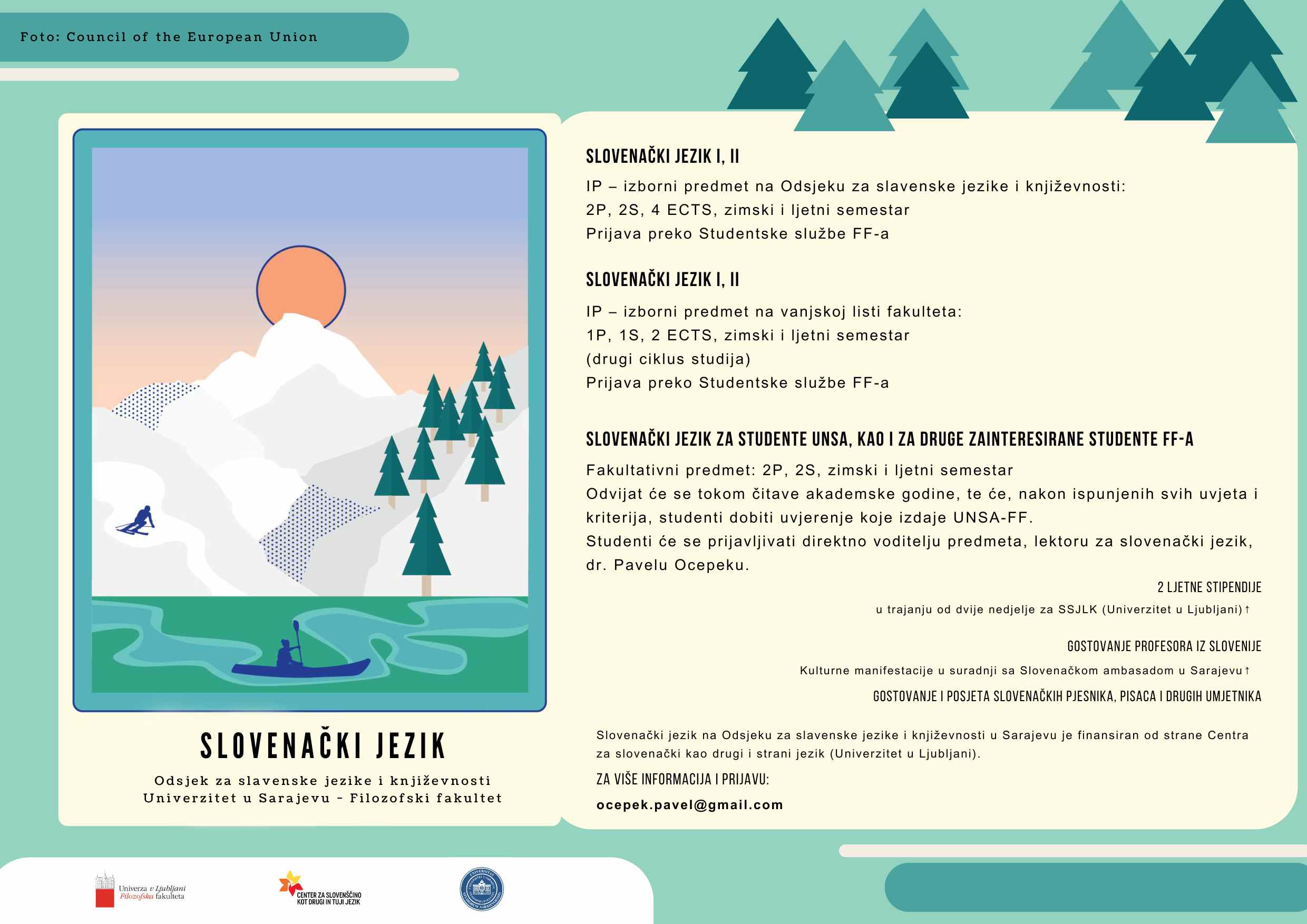 PLAKAT Slovenacki jezik