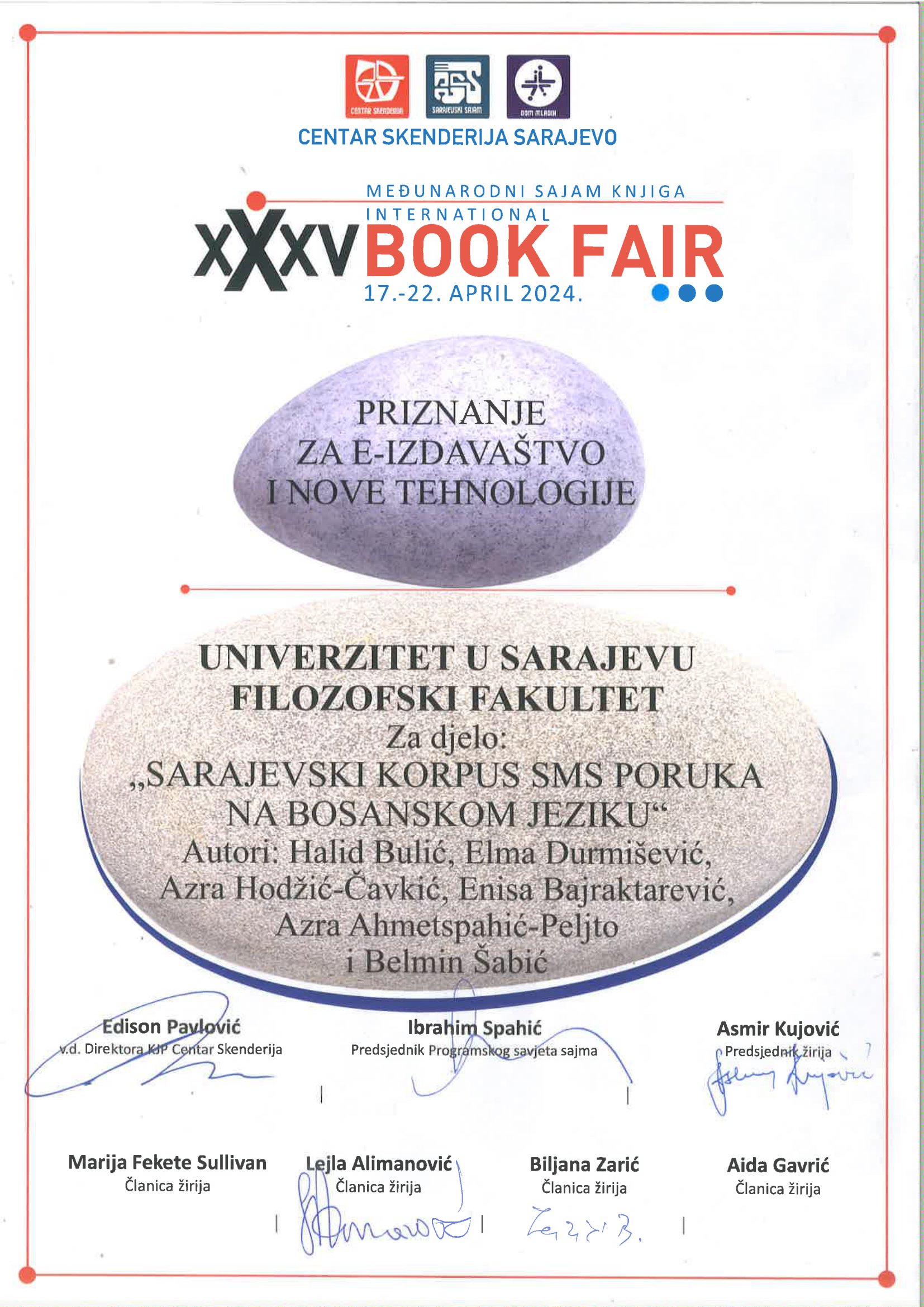 UTF-8Sarajevski_korpus_SMS_poruka_-_nagrada_sa_Sajma_knjiga_2024.jpg